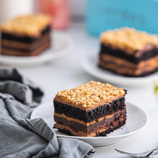 Peanut Butter Stack Brownie